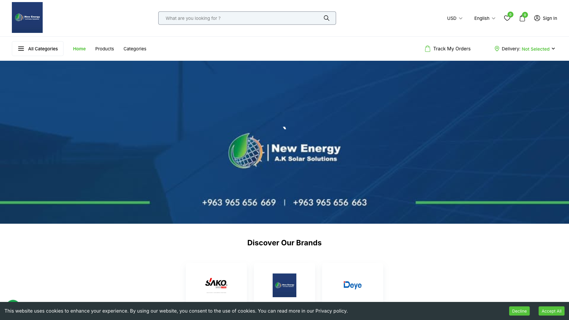New Energy Website